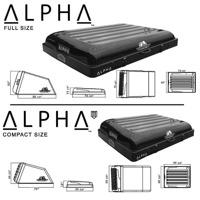 Load image into Gallery viewer, Tuff Stuff ALPHA II Hard Top Side Open Roof Top Tent 2 Person