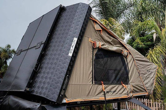 Tuff Stuff Stealth Aluminum Side Open Tent, 3+ Person