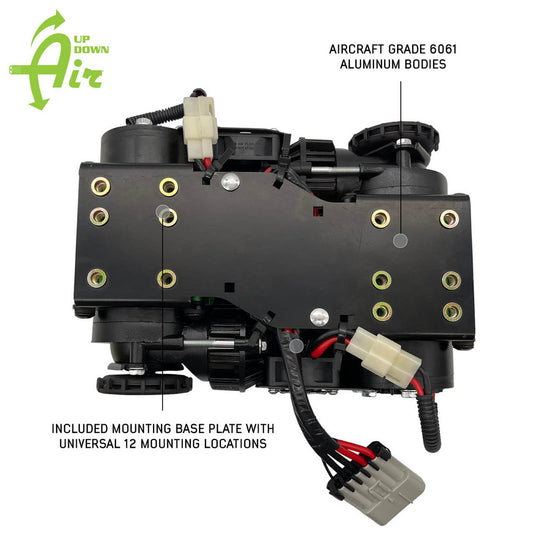 Overland Vehicle Systems EGOI Permanent On Board Dual Motor Air Compressor System 6.1 CFM