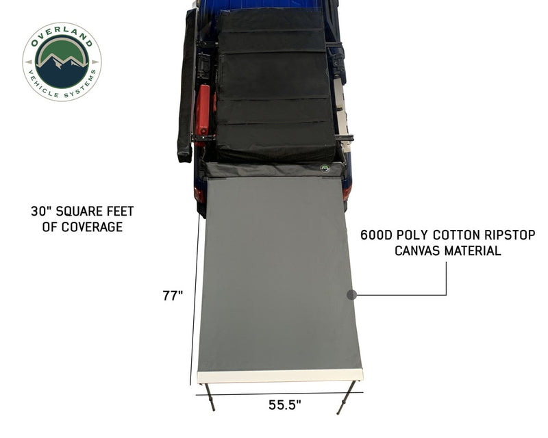 Load image into Gallery viewer, Overland Vehicle Systems Nomadic Awning 4.5' With Black Cover