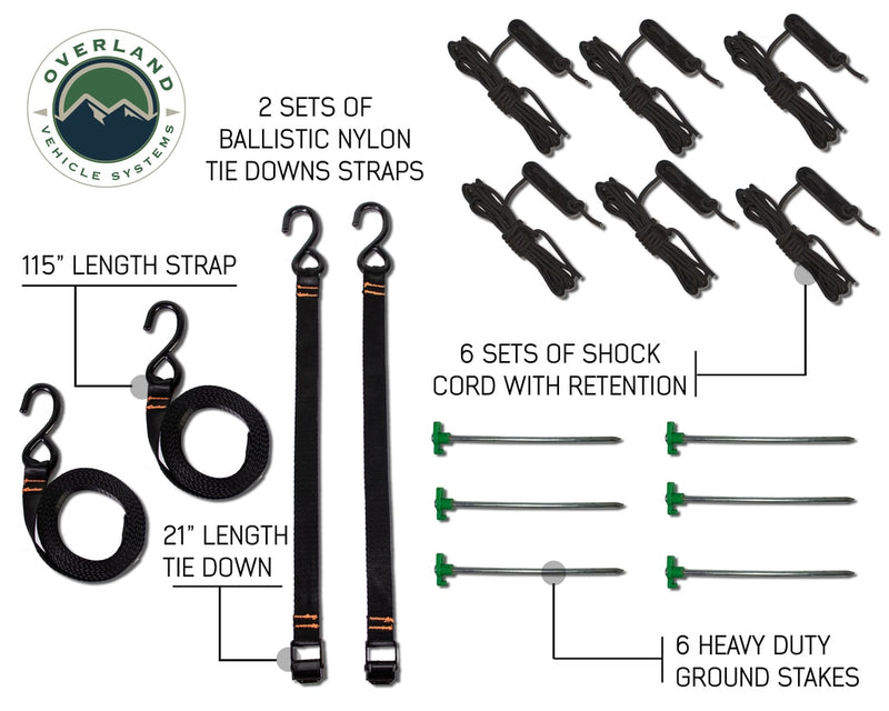 Load image into Gallery viewer, Overland Vehicle Systems Nomadic Awning 270 Awning & Wall 1, 2, & 3, Mounting Brackets