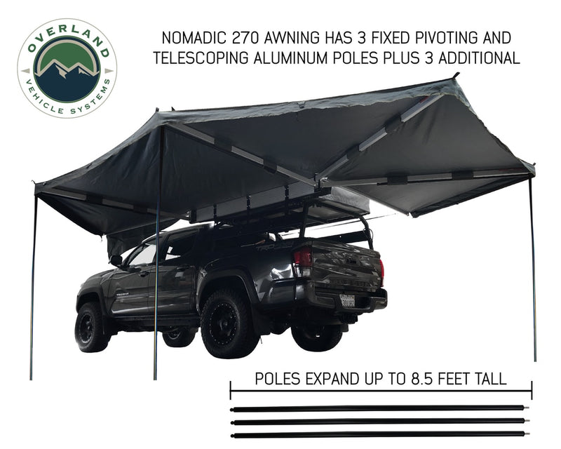 Load image into Gallery viewer, Overland Vehicle Systems Nomadic Awning 270 Awning & Wall 1, 2, & 3, Mounting Brackets