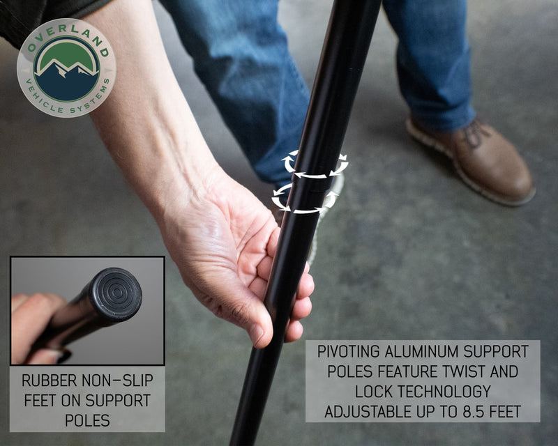 Load image into Gallery viewer, Overland Vehicle Systems Nomadic Awning 270 Awning & Wall 1, 2, & 3, Mounting Brackets
