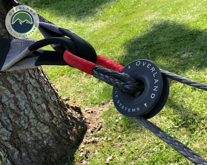 Load image into Gallery viewer, Overland Vehicle Systems Combo Pack Soft Shackle 7/16" 41,000 lb. and Recovery Ring 4.0" 41,000 lb.