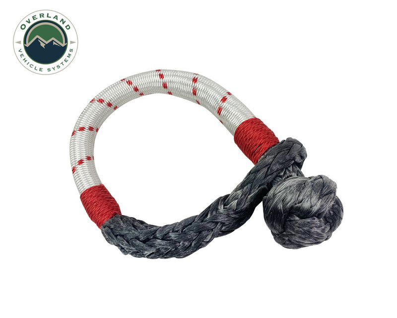 Load image into Gallery viewer, Overland Vehicle Systems Combo Pack Soft Shackle 7/16" 41,000 lb. and Recovery Ring 4.0" 41,000 lb.