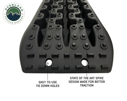 Overland Vehicle Systems Recovery Ramp / Traction Boards with Pull Strap and Storage Bag