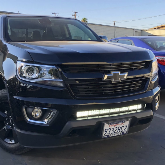 Cali Raised LED 2014-2021 Chevy Colorado 32inch Lower Bumper Hidden LED Light Bar Combo