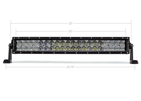 Cali Raised LED 22inch Dual Row 5D Optic OSRAM LED Light Bar
