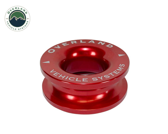 Overland Vehicle Systems Recovery Ring 2.5inch 10,000 lb. Red With Storage Bag
