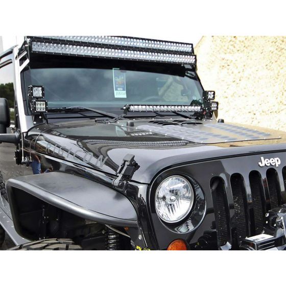 Load image into Gallery viewer, Rigid 2007-2017 Jeep JK Dual D-Series A-Pillar Mount