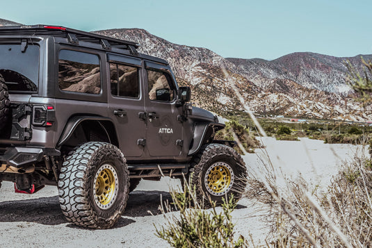 Attica 4x4 2018-2023 Jeep Wrangler JL Terra Series Rear Fender Flares
