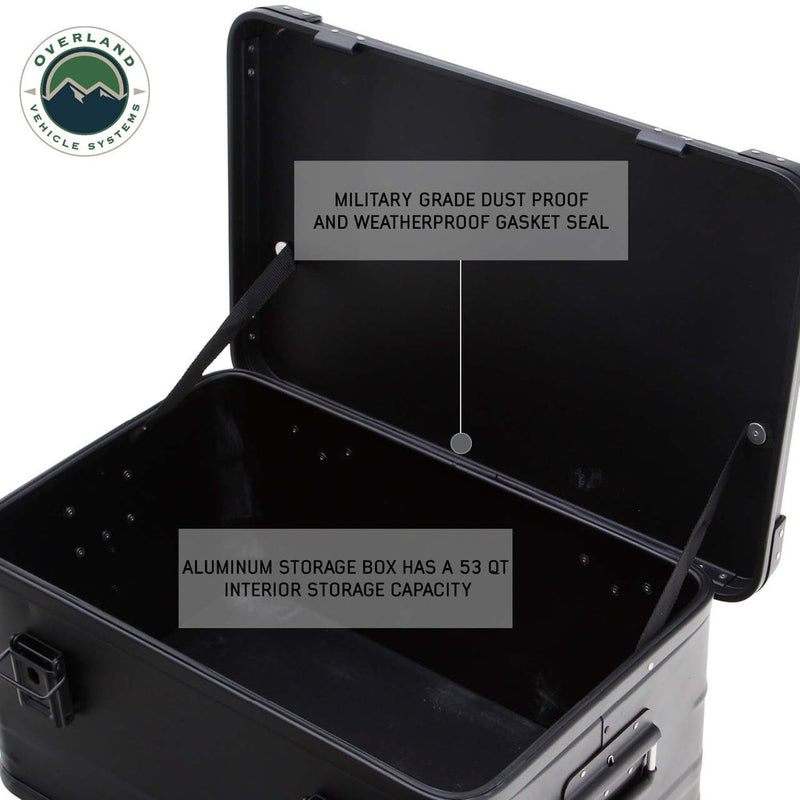 Load image into Gallery viewer, Overland Vehicle Systems Aluminum Box Storage 53QT