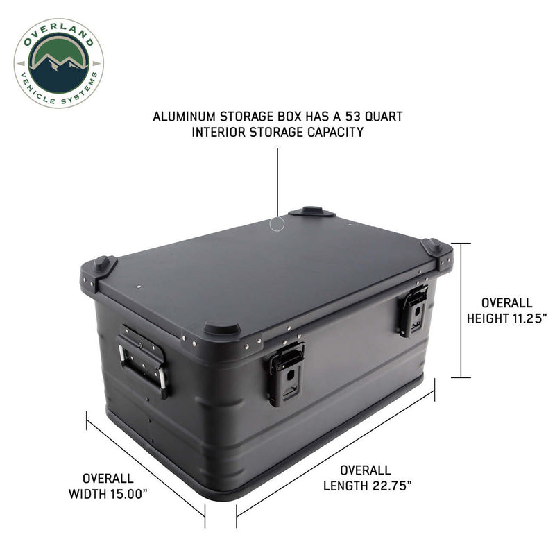 Load image into Gallery viewer, Overland Vehicle Systems Aluminum Box Storage 53QT