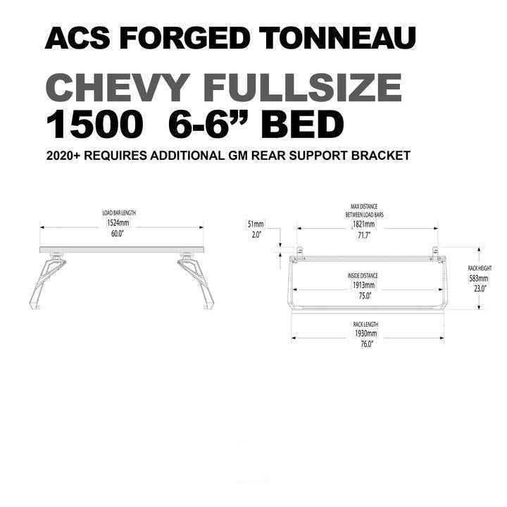 Load image into Gallery viewer, Leitner ACS Forged Tonneau Rack Only- Chevrolet