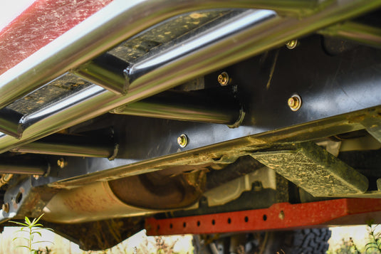 LFD Off Road 5th Gen 4Runner Sliders - Bolt On Flat with Bumpout and Fill Plates