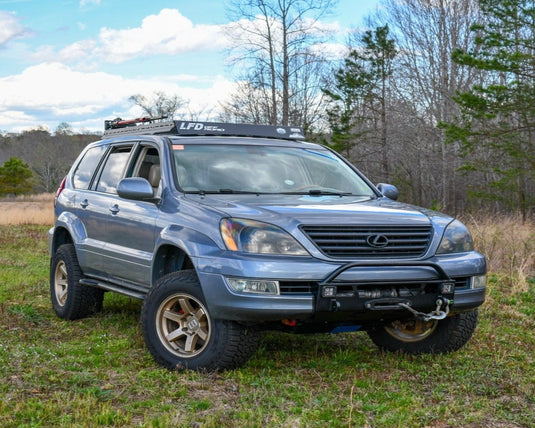 LFD Off Road Lexus GX470 Hybrid Front Bumper - Powder Coated Black