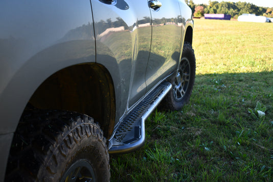 LFD Off Road GX460 Rock Sliders - Flat, Bolt On, Bumpout with Fill Plates - KDSS