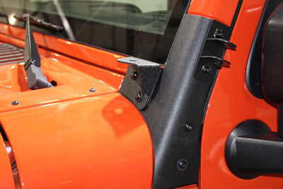 Load image into Gallery viewer, Fishbone Offroad 2007-18 JK Wrangler Windshield Light Bracket (4-Door)
