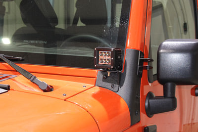 Load image into Gallery viewer, Fishbone Offroad 2007-18 JK Wrangler Windshield Light Bracket (4-Door)