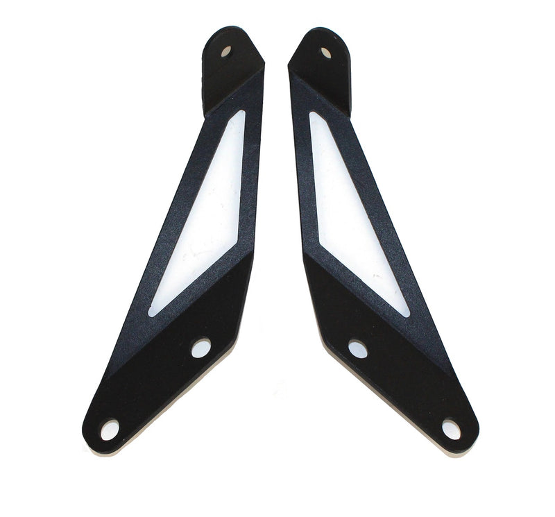 Load image into Gallery viewer, Fishbone Offroad 2007-18 JK Wrangler Hood Light Mount Brackets (4-Door)