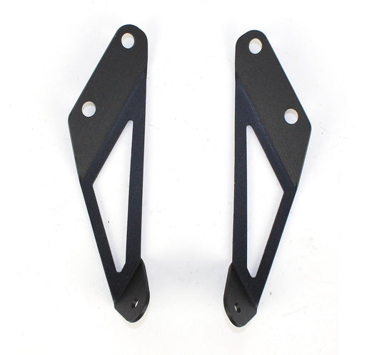 Fishbone Offroad 2007-18 JK Wrangler Hood Light Mount Brackets (4-Door)