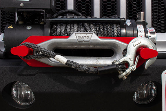 Load image into Gallery viewer, Fishbone Offroad Red Winch Line Fishhook