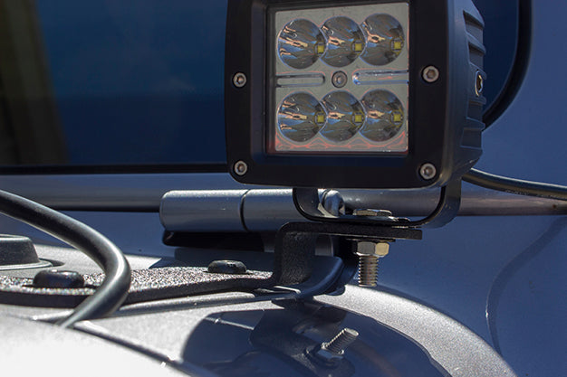 Load image into Gallery viewer, Fishbone Offroad 2018-Current Jeep Wrangler JL, JLU & Jeep Gladiator JT Cowl Light Brackets