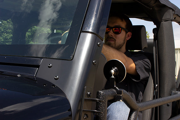 Load image into Gallery viewer, Fishbone Offroad 3 Inch Tube Door Mirror