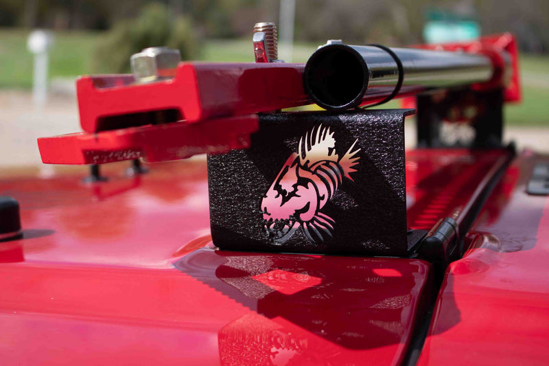 Load image into Gallery viewer, Fishbone Offroad 1997-06 TJ Wrangler 48"-60" Hi-Lift Jack Hood Mount