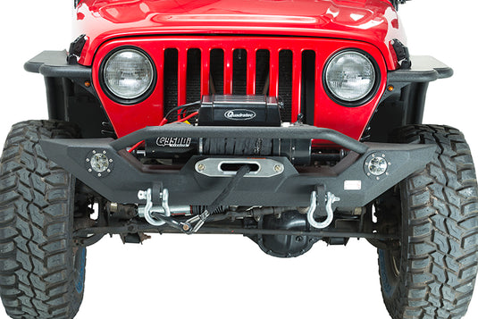 Fishbone Offroad 1987-1995 YJ Wrangler Front Winch Bumper with LED's