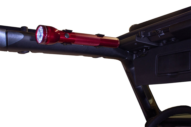 Load image into Gallery viewer, Fishbone Offroad 2018-Current JL Wrangler (2-Door) Front Roll Bar Flashlight Mount