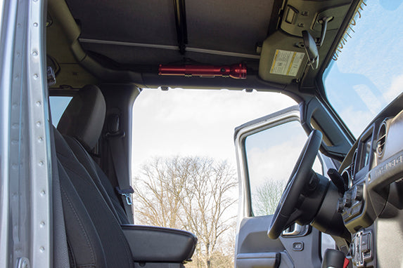 Load image into Gallery viewer, Fishbone Offroad 2018-Current JL Wrangler (2-Door) Front Roll Bar Flashlight Mount