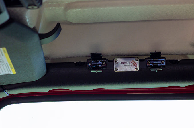 Load image into Gallery viewer, Fishbone Offroad 2018-Current JL Wrangler (2-Door) Front Roll Bar Flashlight Mount