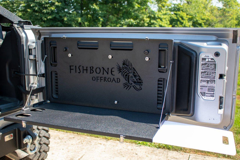 Load image into Gallery viewer, Fishbone Offroad 2018-Current JL Wrangler Tailgate Table (2-Door)