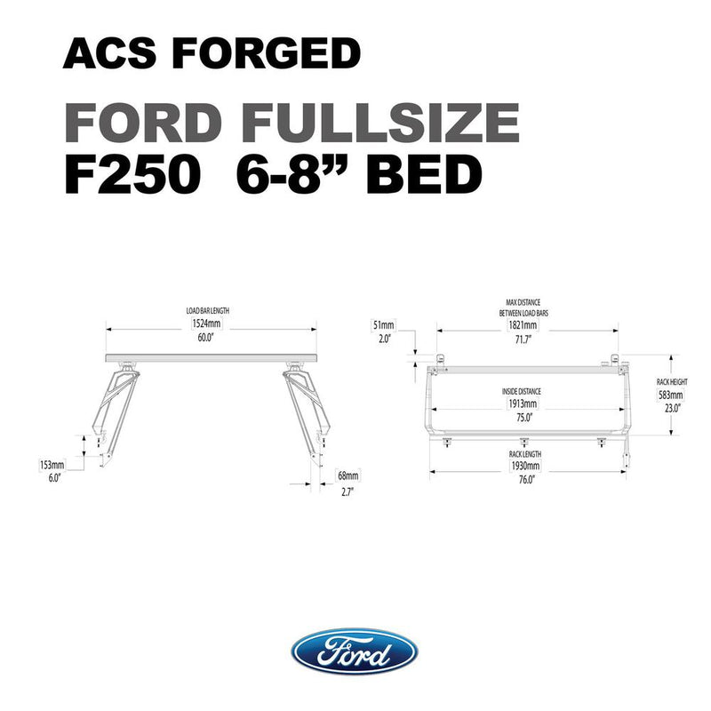 Load image into Gallery viewer, Leitner Active Cargo System ACS Forged Bed Rack - Ford