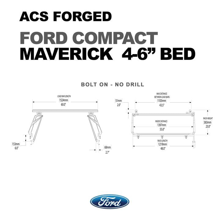 Load image into Gallery viewer, Leitner Active Cargo System ACS Forged Bed Rack - Ford