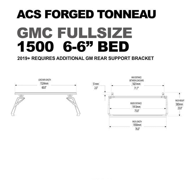 Load image into Gallery viewer, Leitner ACS Forged Tonneau Rails Only- GMC