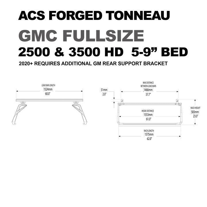 Load image into Gallery viewer, Leitner ACS Forged Tonneau Rails Only- GMC