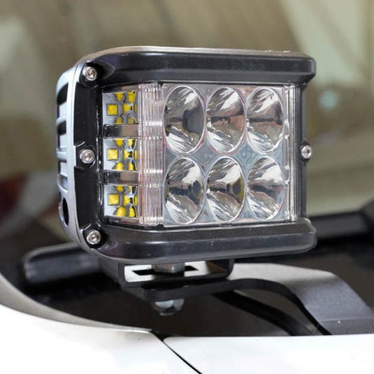 Cali Raised 2010-2021 Lexus GX 460 Low Profile LED Ditch Light Brackets Kit