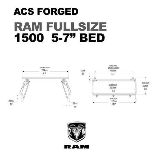 Leitner Active Cargo System ACS Forged Bed Rack - Ram