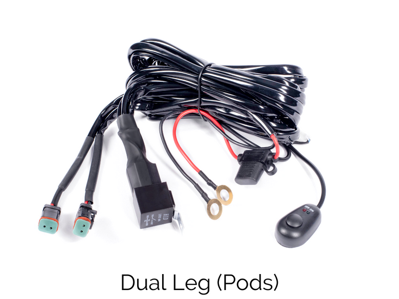 Load image into Gallery viewer, Cali Raised LED Wiring Harness - Dual Leg
