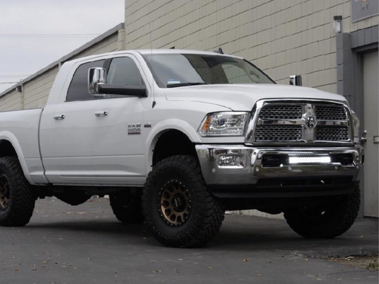 Cali Raised LED 2010-2018 Dodge Ram 2500/3500 22inch Bumper Hidden LED Light Bar Brackets Kit