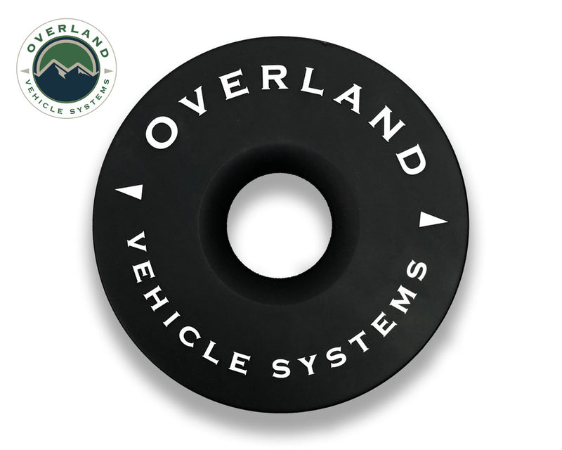Load image into Gallery viewer, Overland Vehicle Systems Recovery Ring 6.25" 45,000 lb. Black With Storage Bag Universal