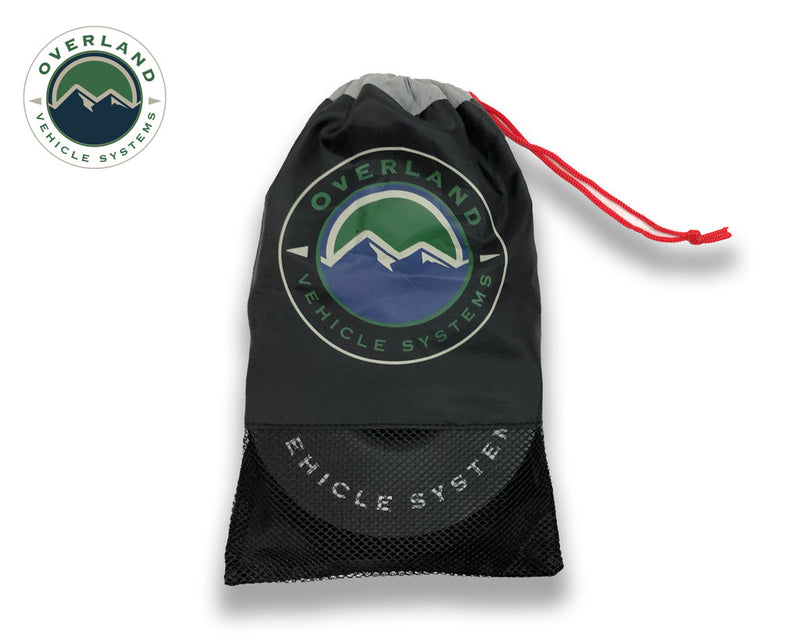 Load image into Gallery viewer, Overland Vehicle Systems Recovery Ring 6.25" 45,000 lb. Black With Storage Bag Universal