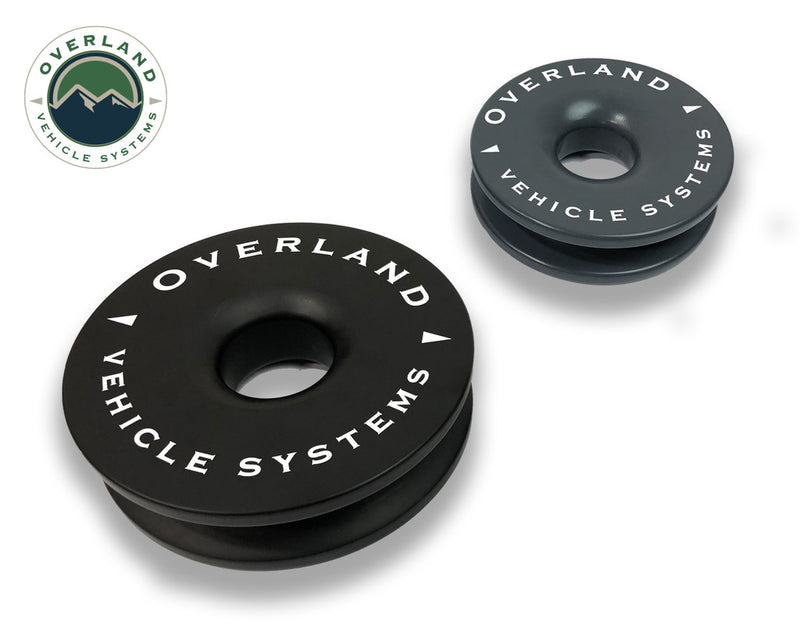 Load image into Gallery viewer, Overland Vehicle Systems Recovery Ring 6.25" 45,000 lb. Black With Storage Bag Universal