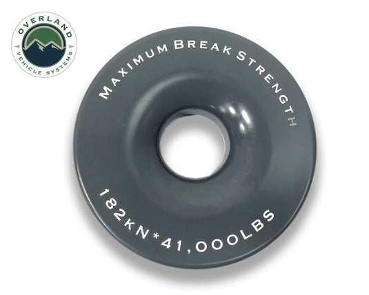 Overland Vehicle Systems Combo Pack Soft Shackle 7/16inch 41,000 lb. and Recovery Ring 4.0inch 41,000 lb.