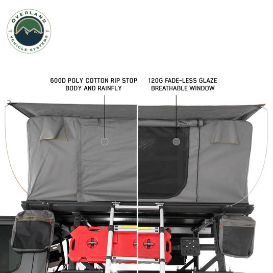 Overland Vehicle Systems Sidewinder Aluminum Side Opening Roof Top Tent