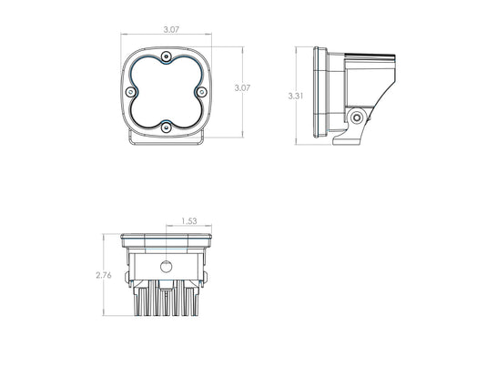 Baja Designs Squadron Pro 940nm IR LED Driving/Combo