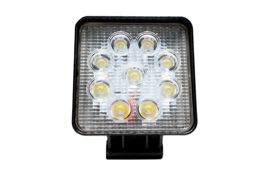 Cali Raised LED 27w Square Work Light