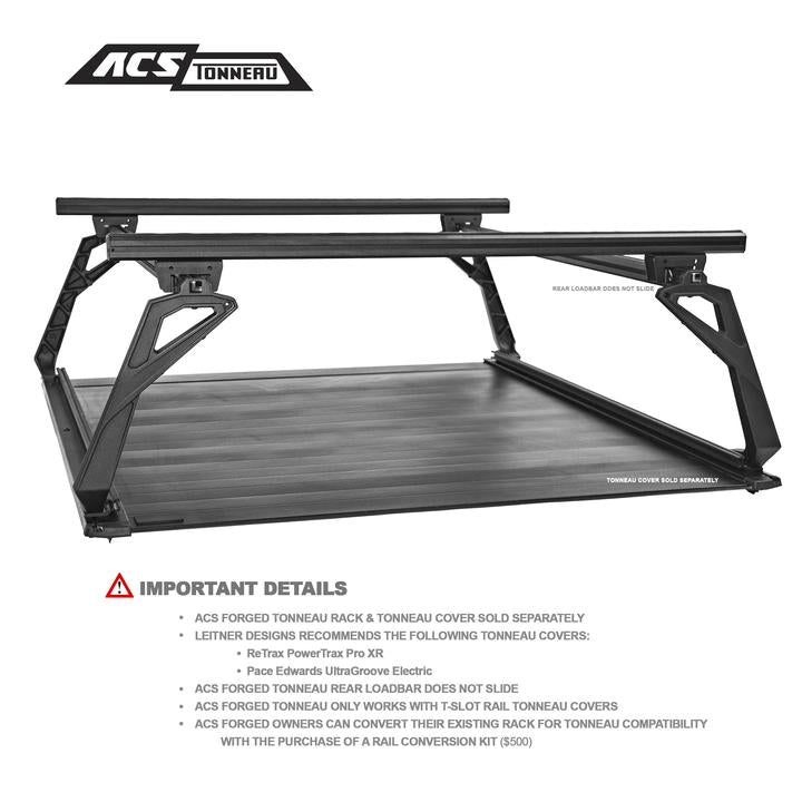 Load image into Gallery viewer, Leitner ACS Forged Tonneau Rails Only- GMC